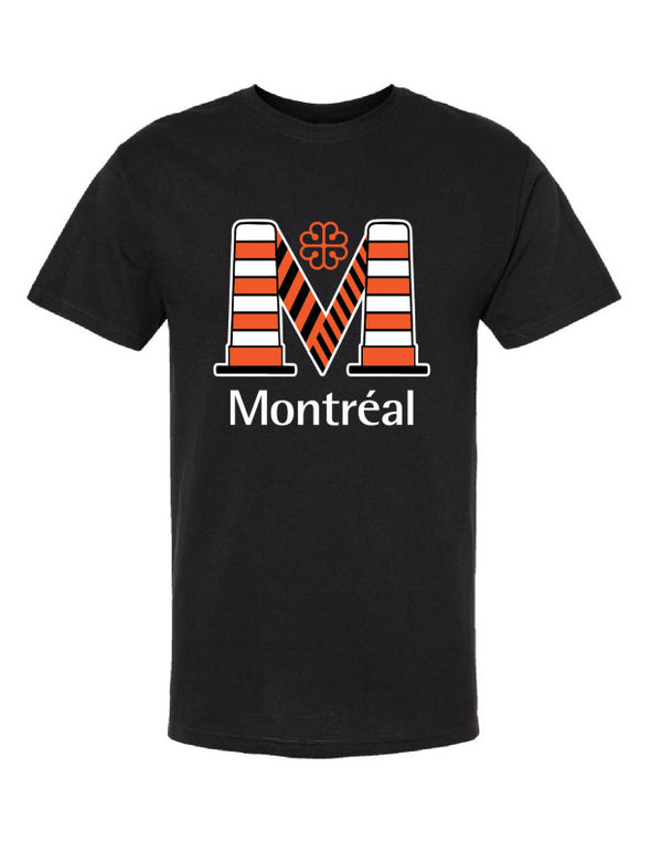 Tshirt Black Montreal Cones