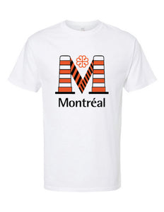 Tshirt White Montreal Cones